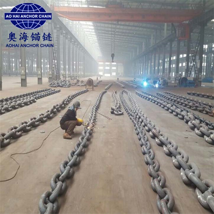 船用锚链生产厂家-江苏奥海锚链工厂